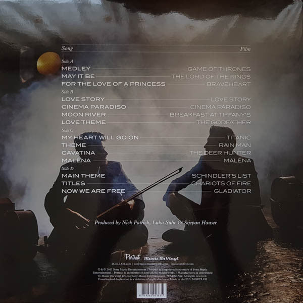 2Cellos, London Symphony Orchestra : Score (2xLP, Album)