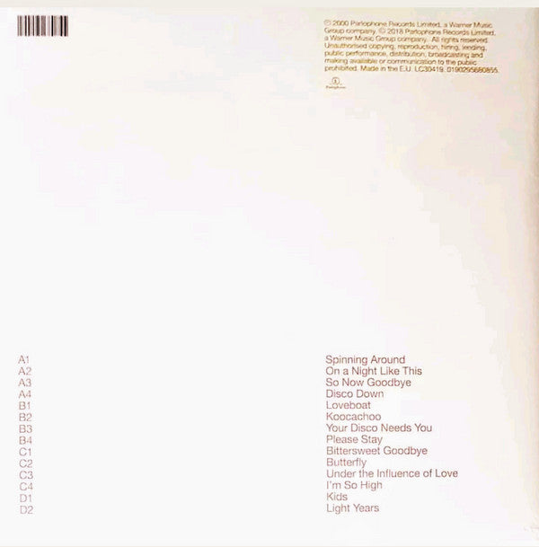 Kylie Minogue : Light Years (2xLP, Album, Ltd, RE, Blu)