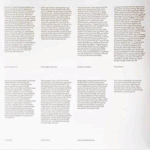 Kylie Minogue : Light Years (2xLP, Album, Ltd, RE, Blu)