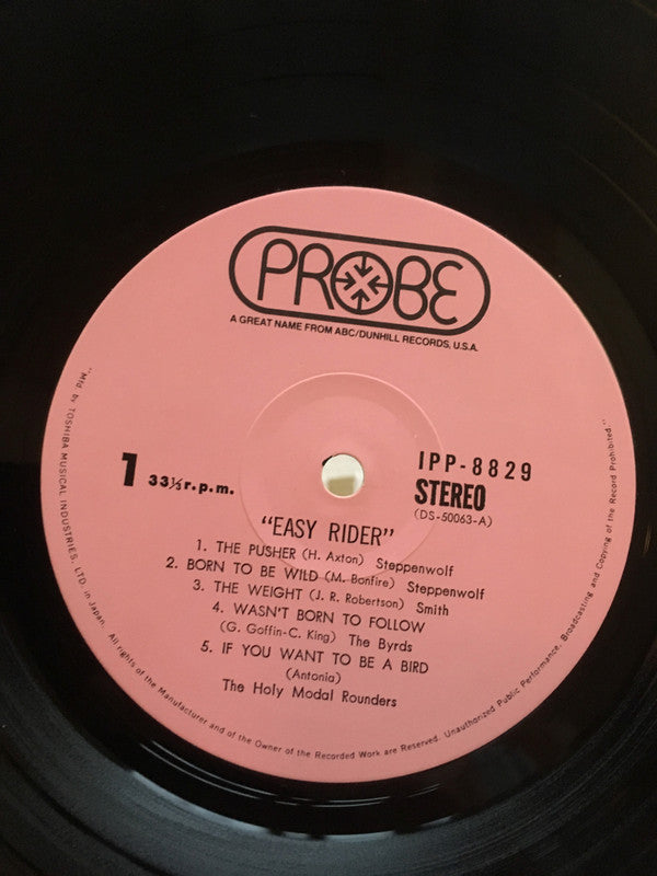 Various : Easy Rider - Songs As Performed In The Motion Picture (LP)