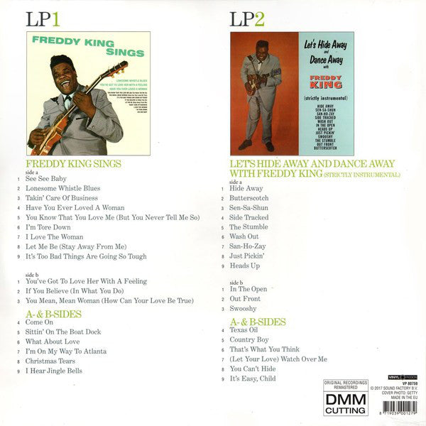 Freddie King : Freddie King Sings & Let's Hide Away And Dance Away With Freddie King (2xLP, Comp, Unofficial)