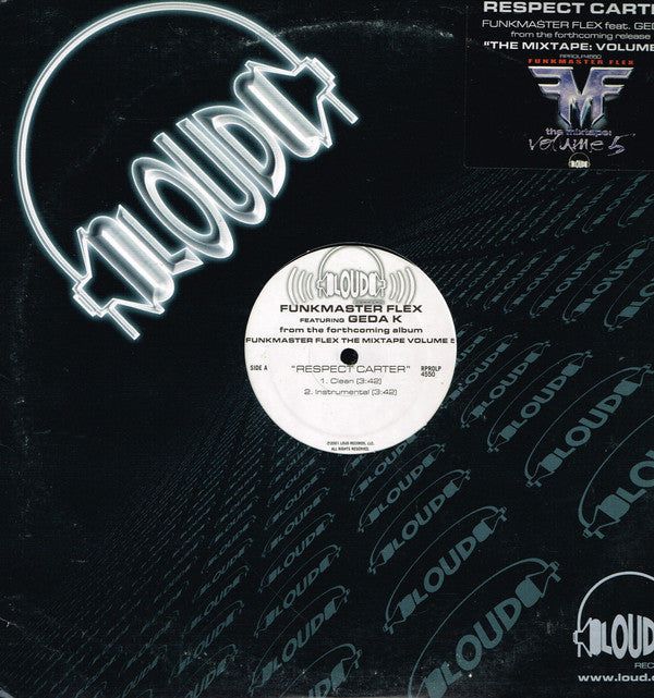 Funkmaster Flex Featuring Geda K : Respect Carter (12", Promo)