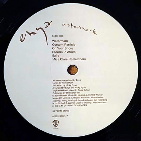 Enya : Watermark (LP, Album, RE)