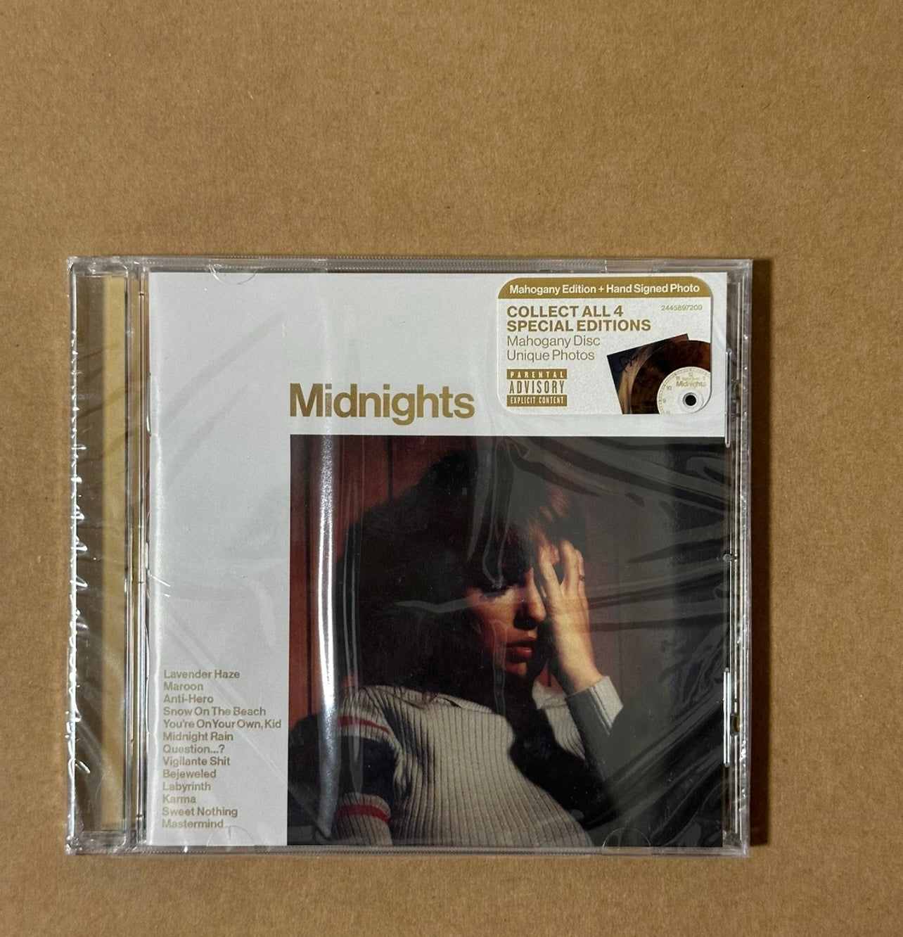 TAYLOR SWIFT MIDNIGHTS 簽名CD 泰勒斯威夫特 簽名
