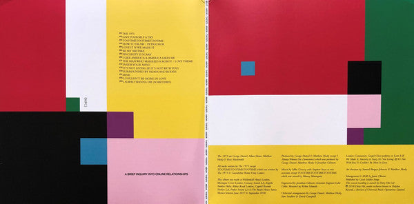 The 1975 : A Brief Inquiry Into Online Relationships (2xLP, Album, Ltd, Whi)