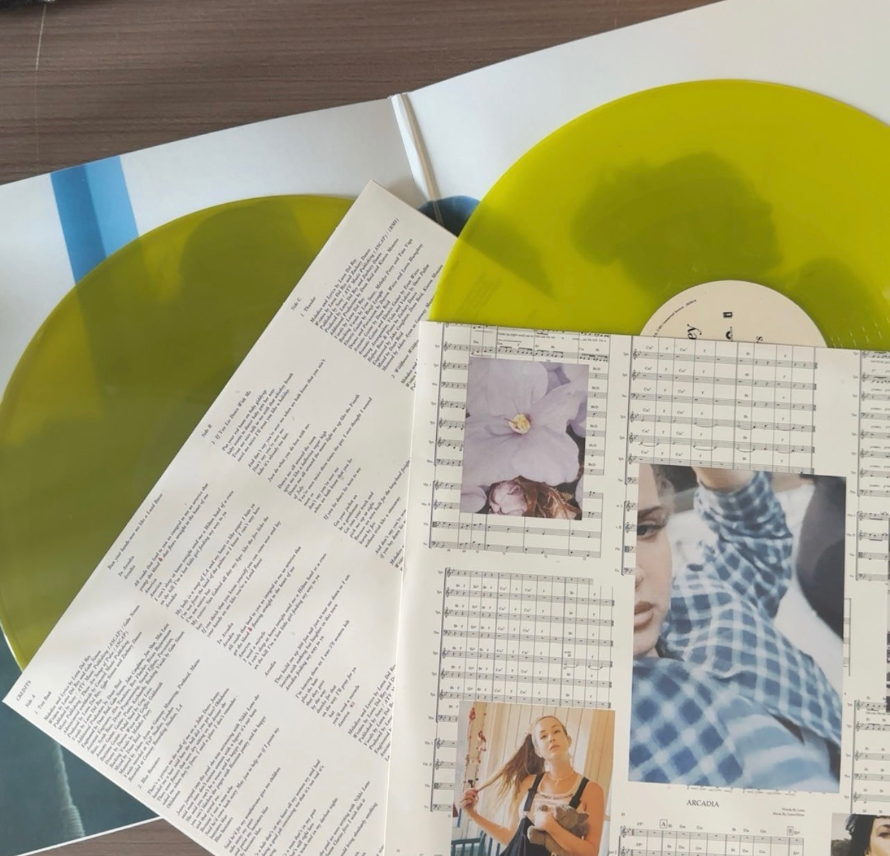 Lana Del Rey Blue Banisters Yellow Vinyl LP