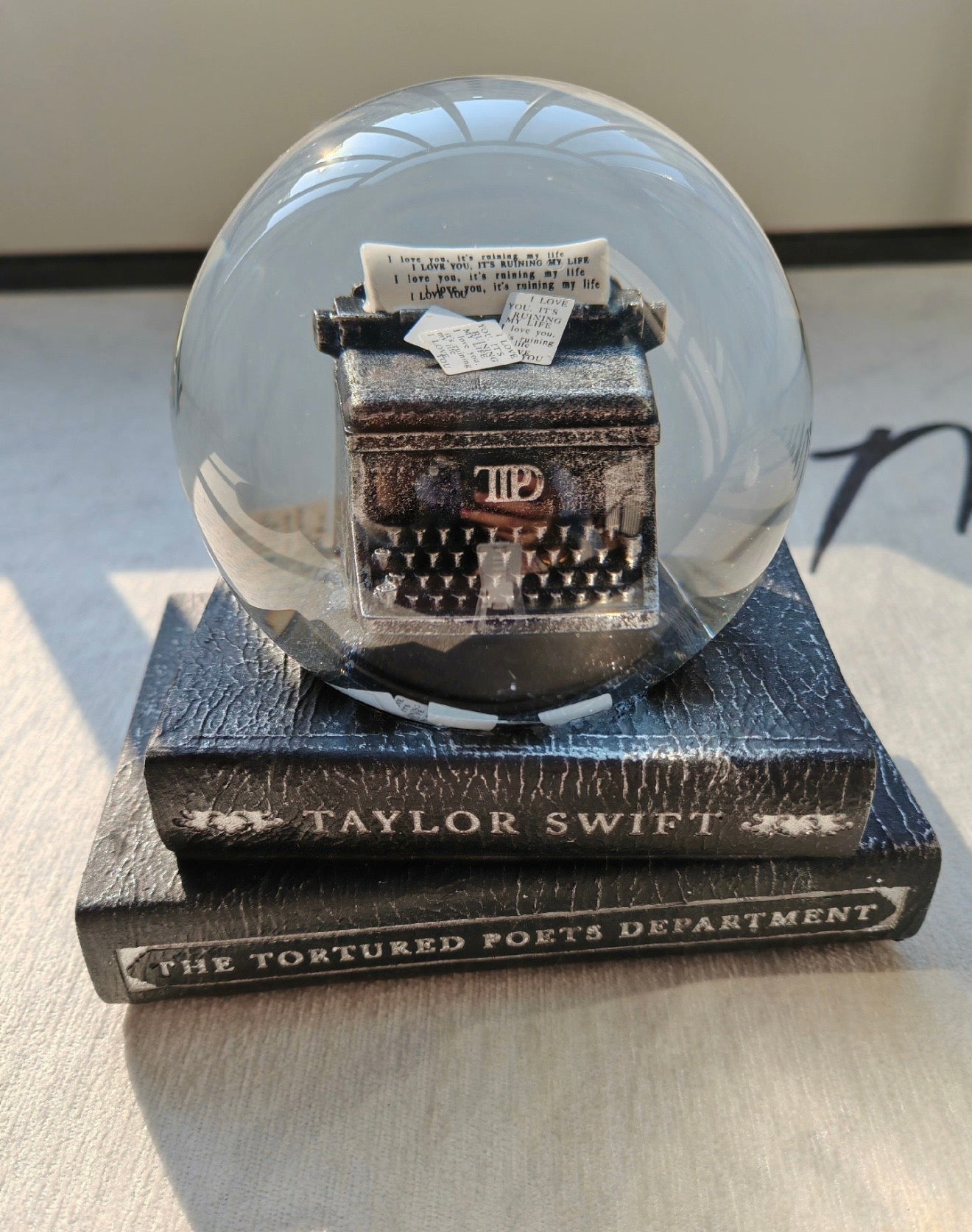 Taylor Swift TTPD Official Snow Globe with Original Box - Read Desc
