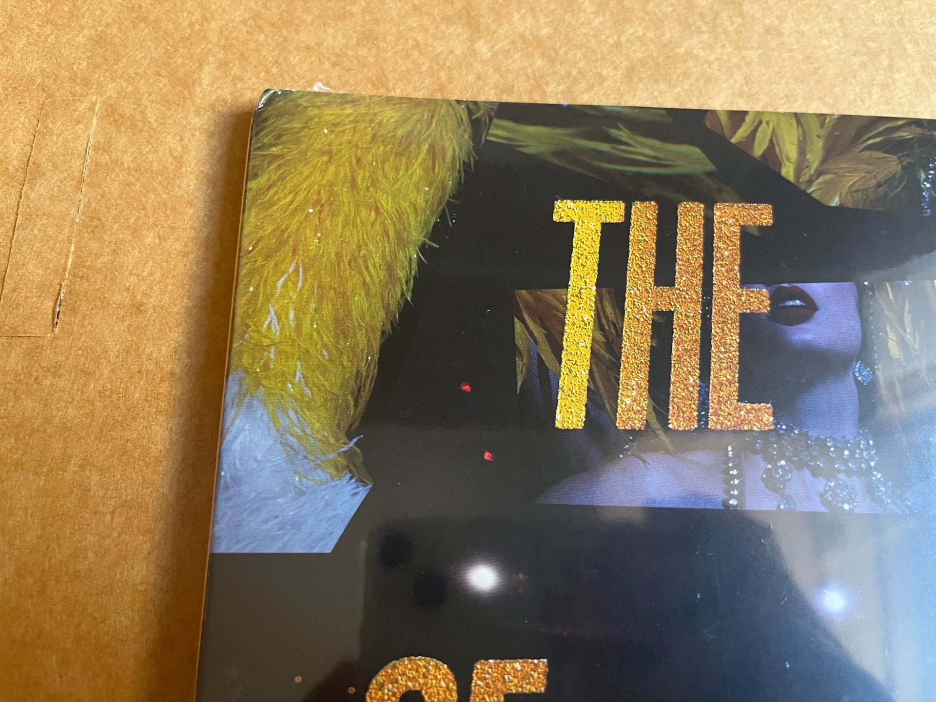 Taylor Swift The Life of a Showgirl Gold & Orange-Red Splatter Vinyl LP — Sealed