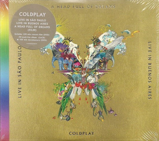 Coldplay : Live In Buenos Aires / Live In São Paulo / A Head Full Of Dreams (2xCD, Album + DVD-V, NTSC + DVD-V, NTSC + The)