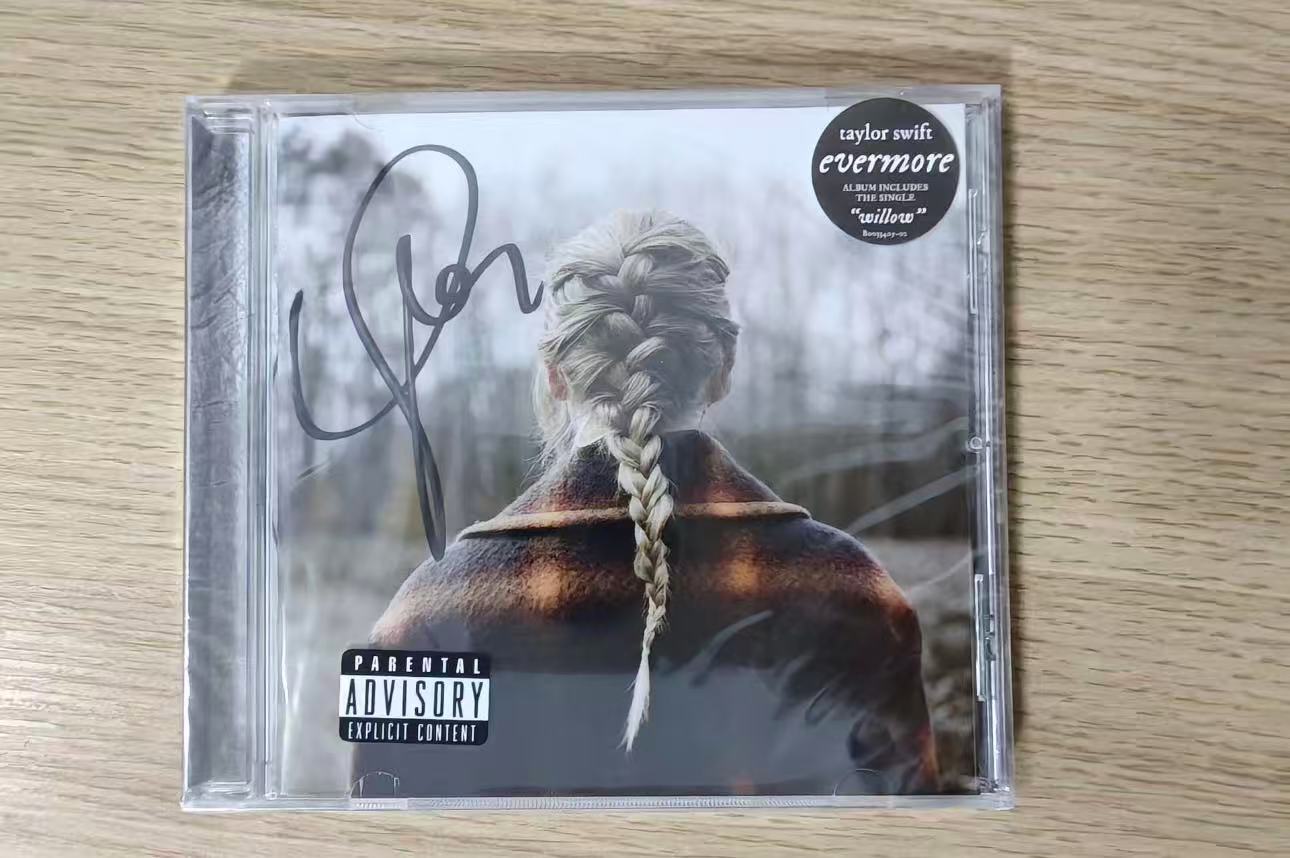 Taylor Swift evermore Signed CD Brand New Sealed