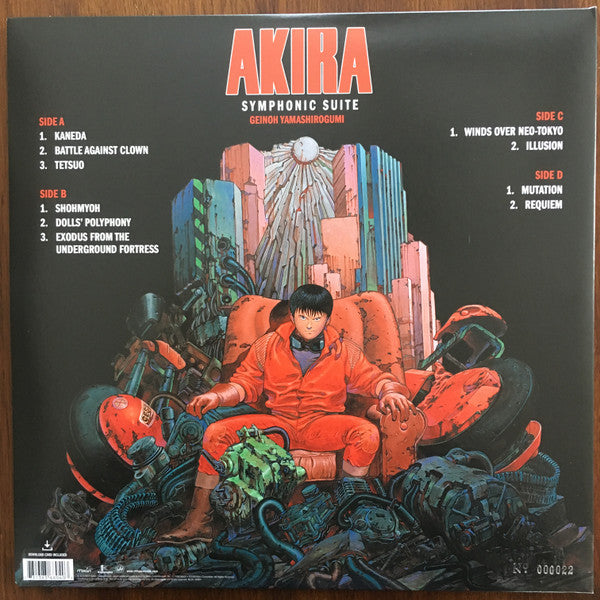Geinoh Yamashirogumi : Akira Symphonic Suite (2xLP, Album, Ltd, Num, RM, Cle)
