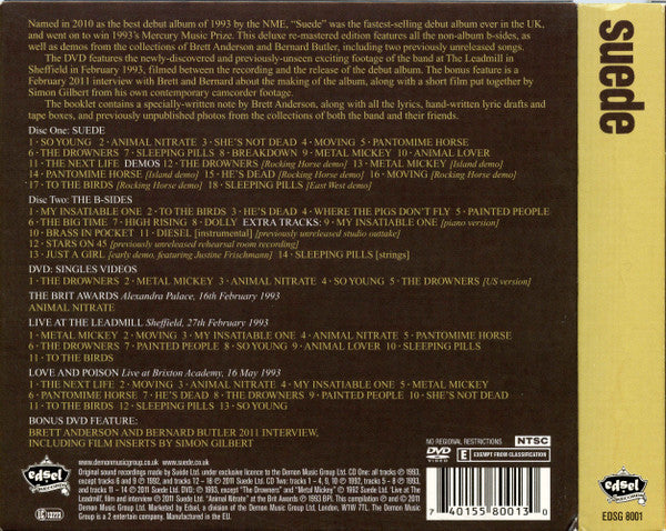 Suede : Suede (CD, Album, RE + CD, Comp + DVD-V, NTSC + Dlx, RM)