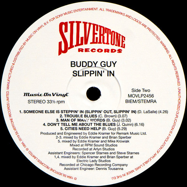 Buddy Guy : Slippin' In (LP, Album, RE, 180)