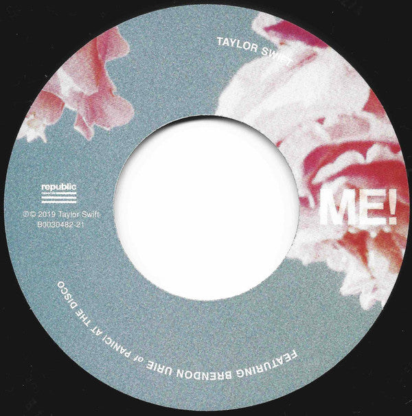 Taylor Swift Featuring Brendon Urie : Me! (7", Single, Ltd)
