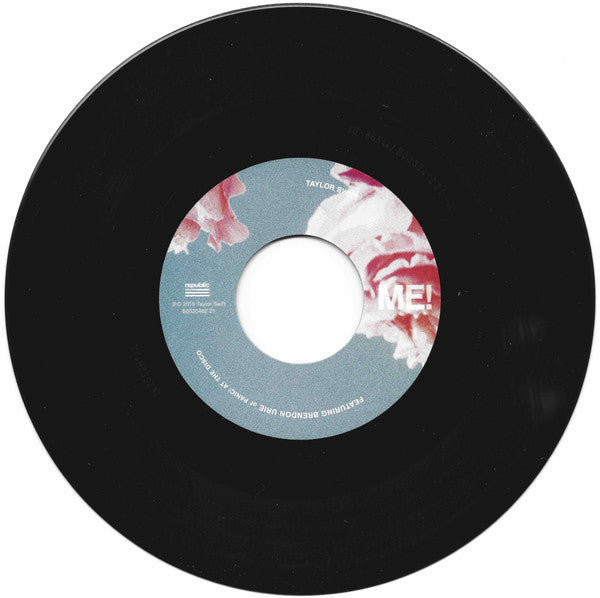 Taylor Swift Featuring Brendon Urie : Me! (7", Single, Ltd)