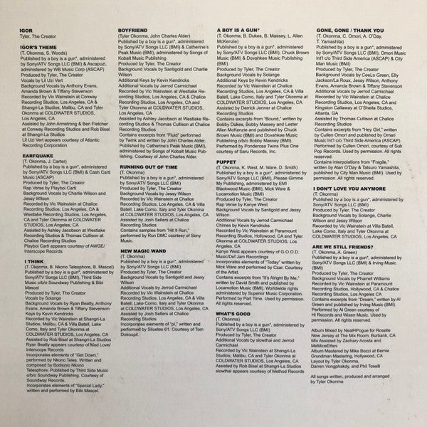 Tyler, The Creator : Igor (LP, Album, Ltd, Min)