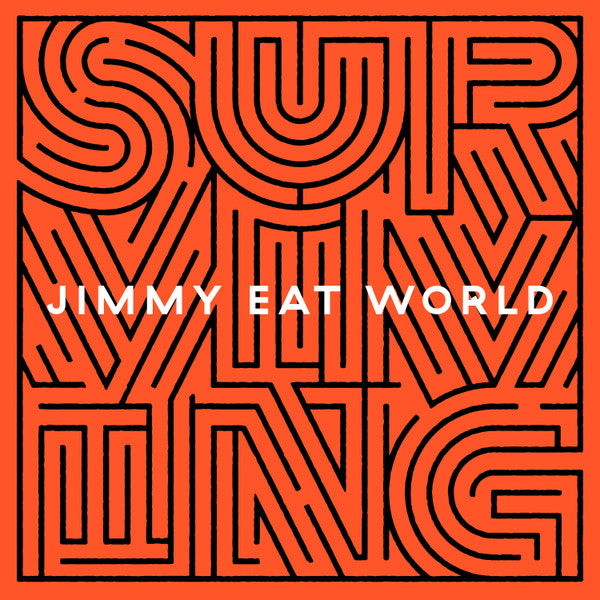 Jimmy Eat World : Surviving (LP, Album, Ltd, Whi)