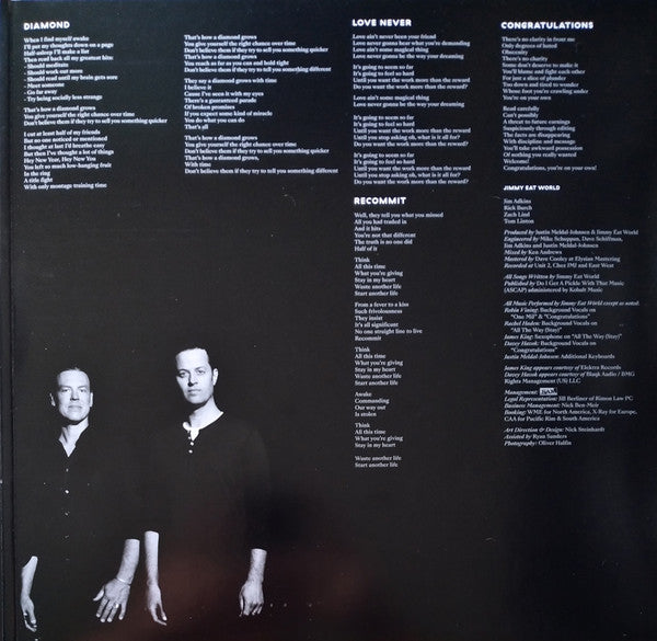 Jimmy Eat World : Surviving (LP, Album, Ltd, Whi)