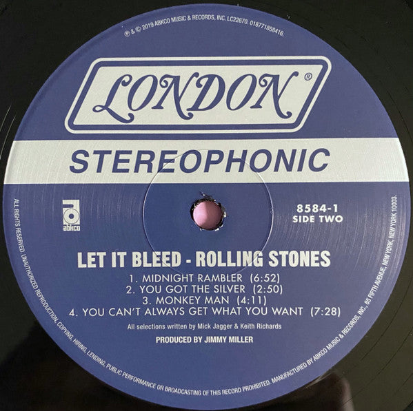 The Rolling Stones : Let It Bleed (LP, Album, RE, RM, 50t)