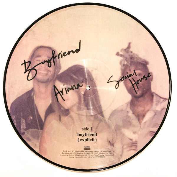 Ariana Grande & Social House : Boyfriend (12", Single, Ltd, Pic)