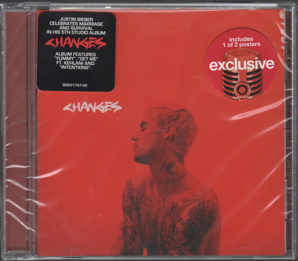 Justin Bieber : Changes (CD, Album, Tar)