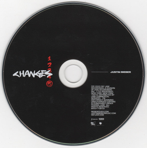 Justin Bieber : Changes (CD, Album, Tar)