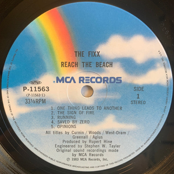 The Fixx : Reach The Beach (LP, Album, RE)