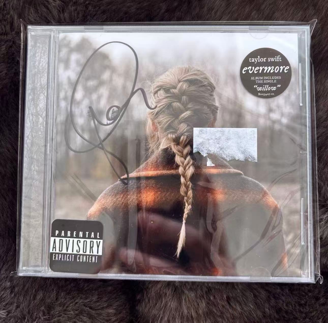 Taylor Swift – Evermore Hand Signed CD
