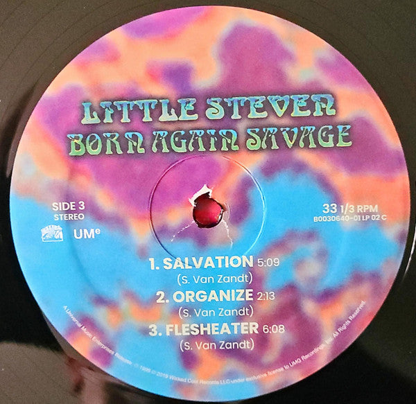 米2discs LP Little Steven Born Again Savage B003064001 Wicked Cool Record Co., UMe /00520 LITTLE STEVEN 
