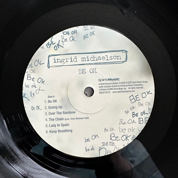 Ingrid Michaelson : Be OK (LP, Album, RE)