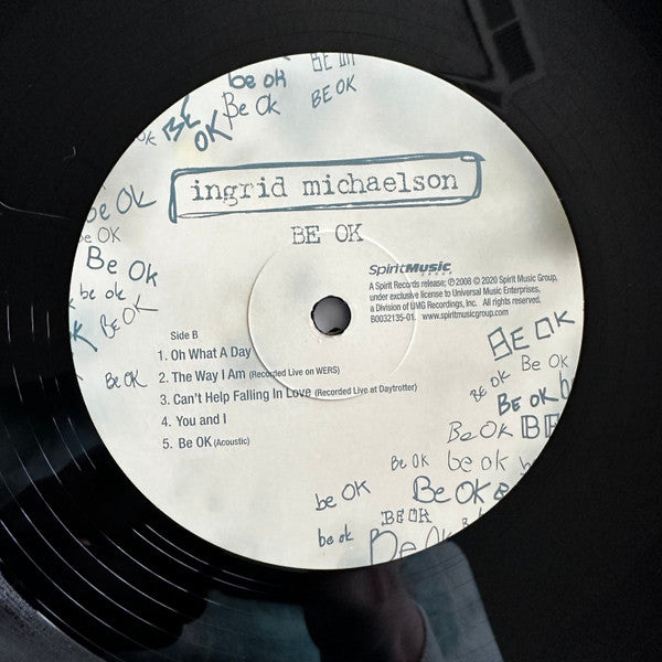 Ingrid Michaelson : Be OK (LP, Album, RE)