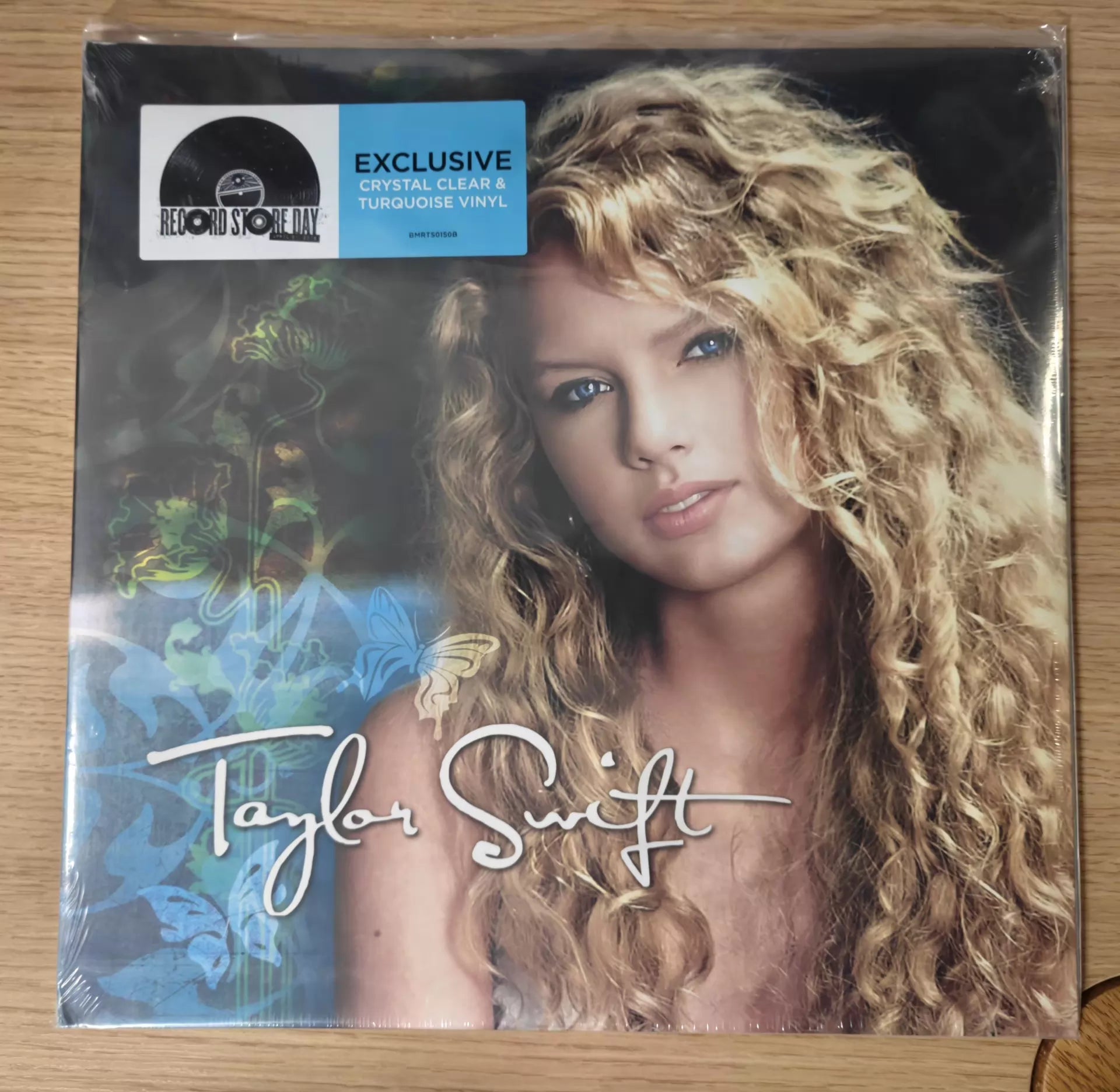 Taylor Swift – Taylor Swift RSD Crystal Clear & Turquoise Vinyl LP Numbered US Edition