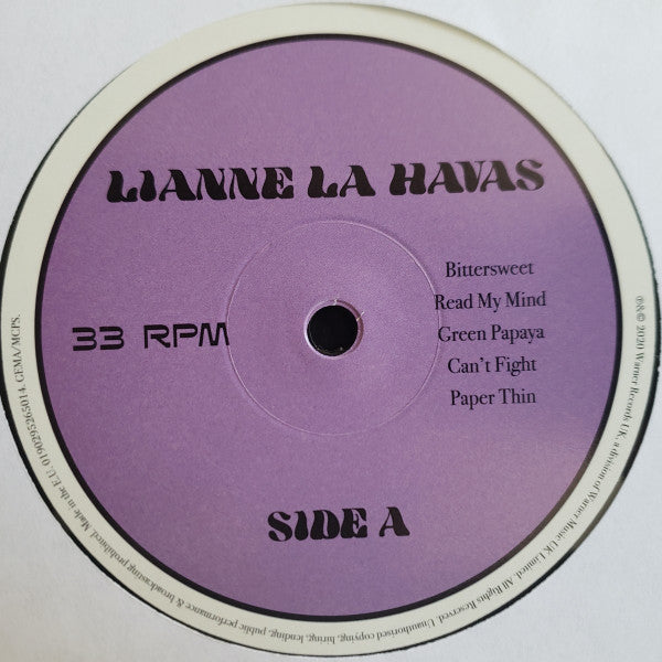 Lianne La Havas : Lianne La Havas (LP, Album)