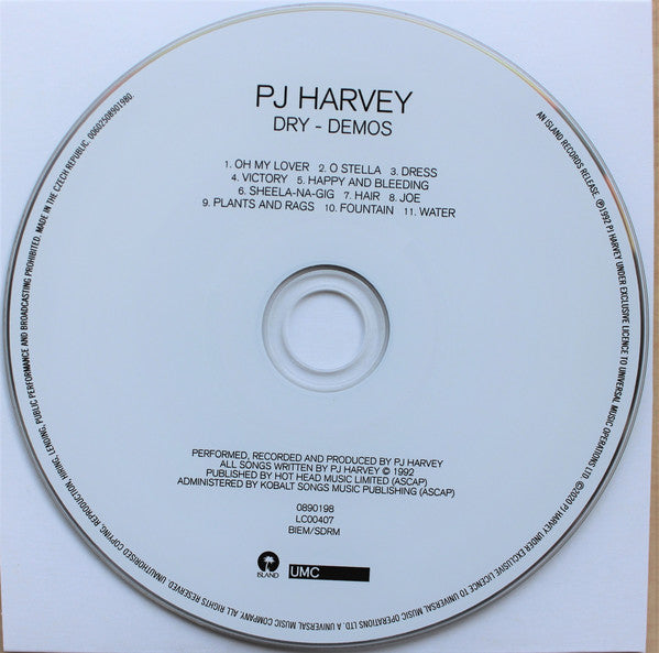 PJ Harvey : Dry - Demos (CD, Album, RE)