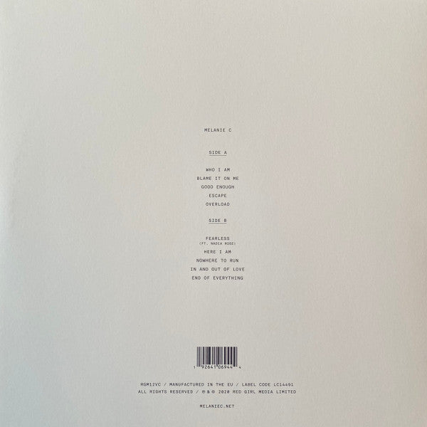 Melanie C : Melanie C (LP, Album, Ltd, Blu)
