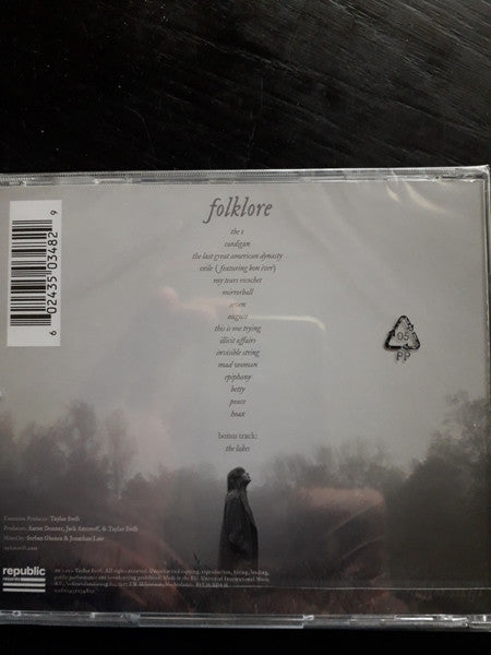 Taylor Swift : Folklore (CD, Album, Dlx, “In)