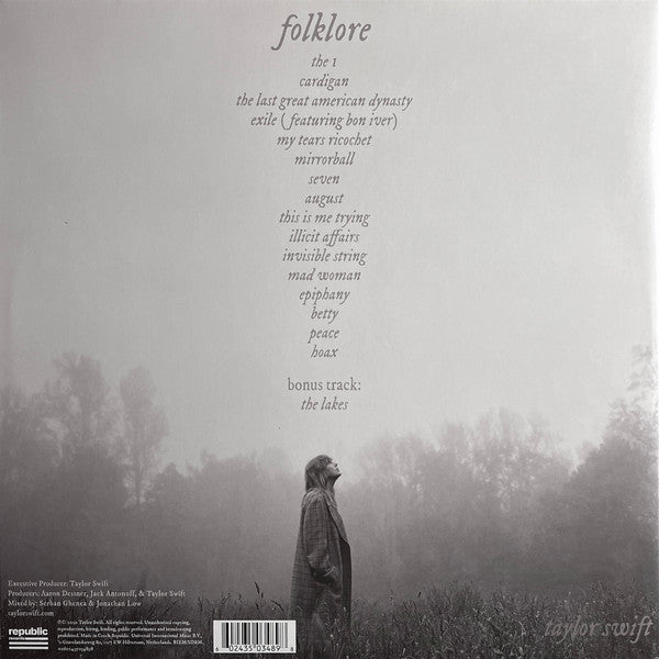 Taylor Swift : Folklore (2xLP, Album, Dlx, Ltd, Blu)
