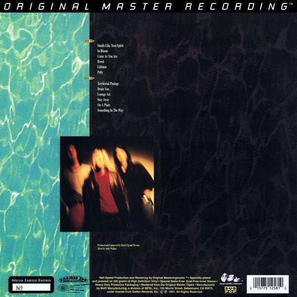 Nirvana : Nevermind (LP, Album, Ltd, Num, RE, RM, Gat)