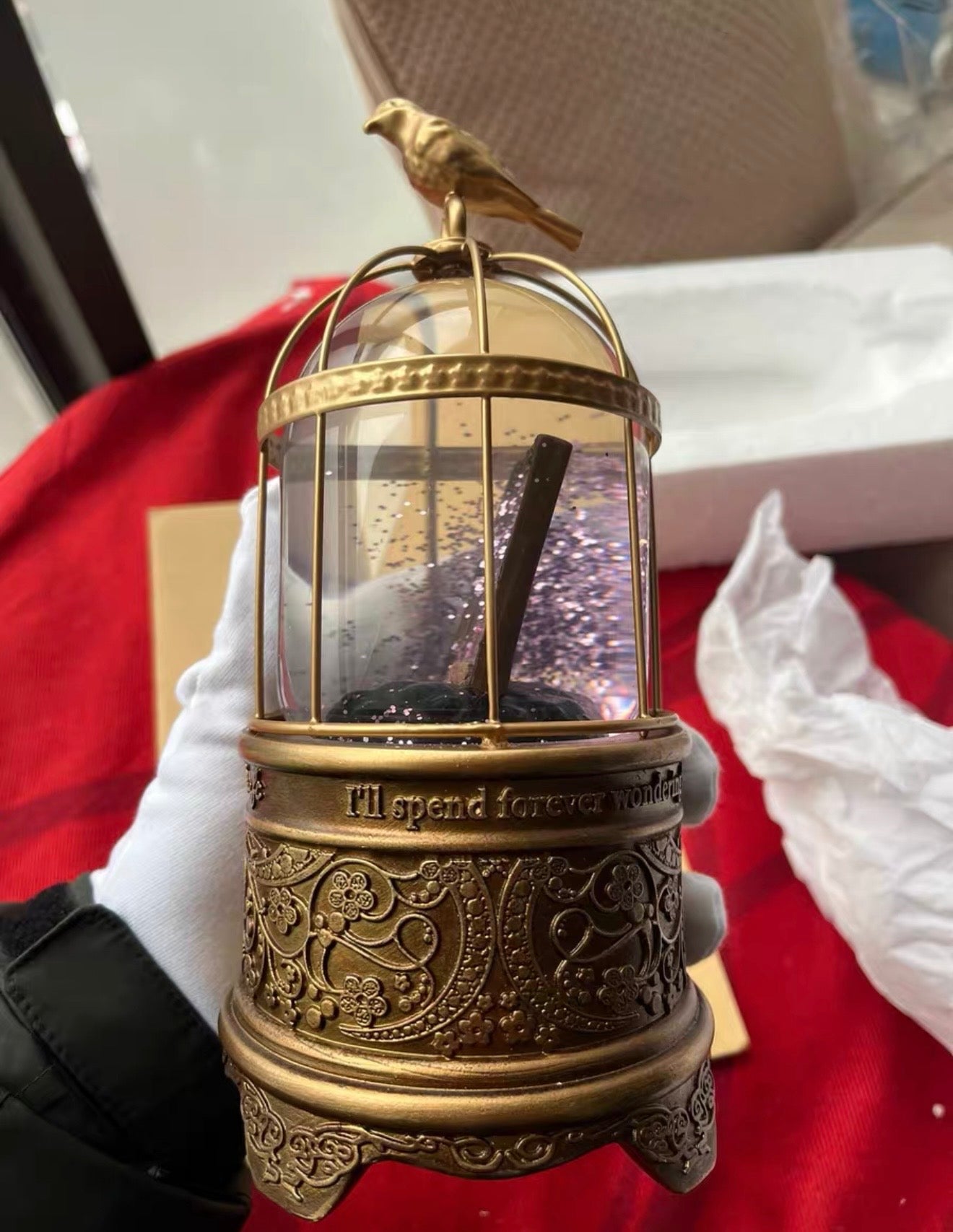Taylor Swift Speak Now Official Snow Globe Music Box New Read Desc