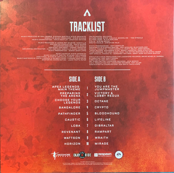 Stephen Barton : Apex Legends  (LP, Ltd, Cle)