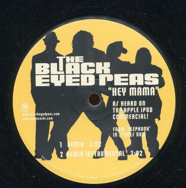 The Black Eyed Peas* : Hey Mama (Remix) (12", Promo)