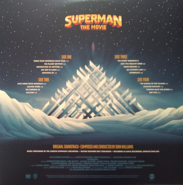 John Williams (4) : Superman: The Movie (Original Motion Picture Soundtrack) (LP, Cle + LP, Cle + Album, Ltd, RE)