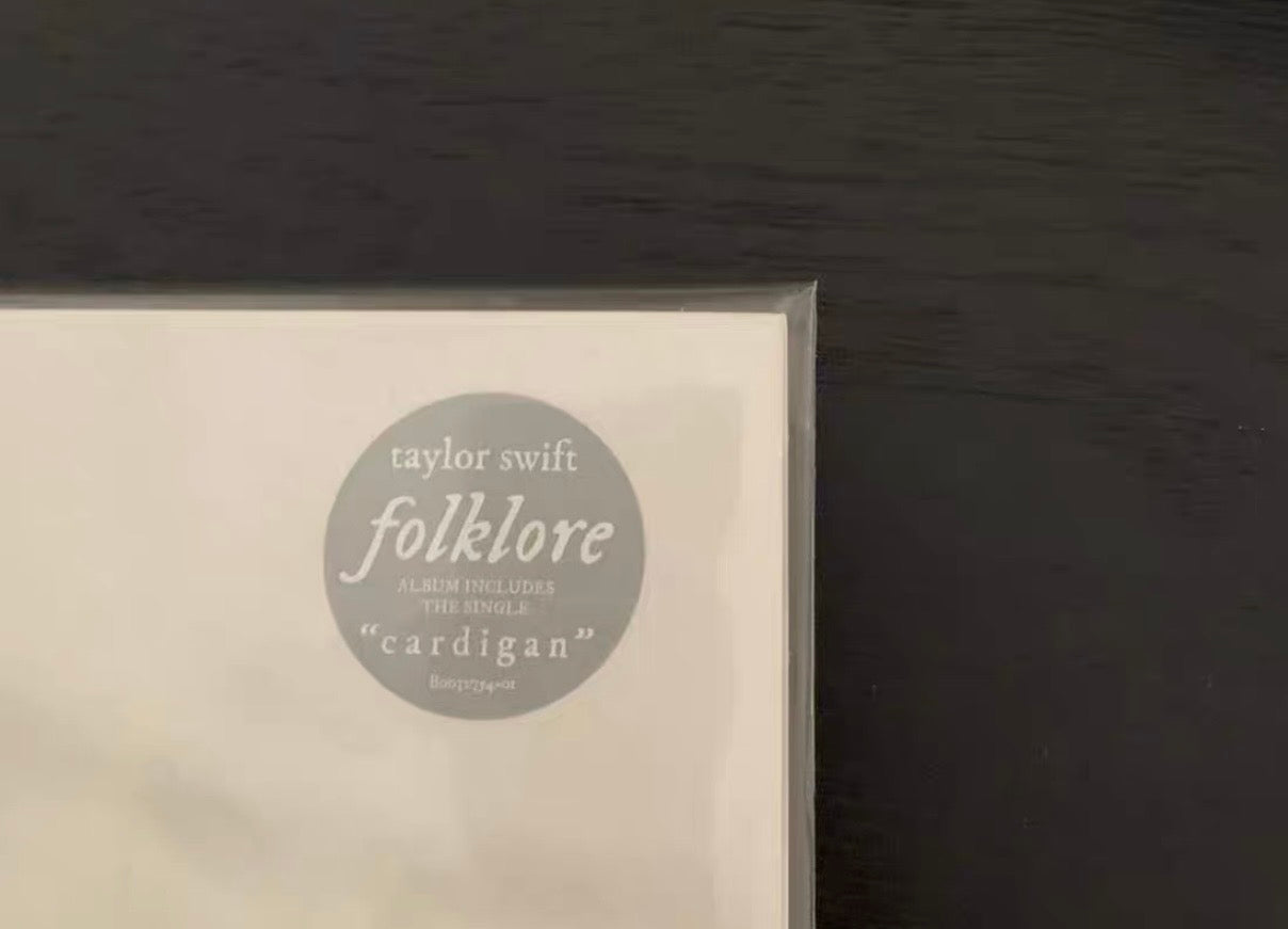 Taylor Swift Folklore Transparent Clear Vinyl US French Pressing Sealed Mint Collectible