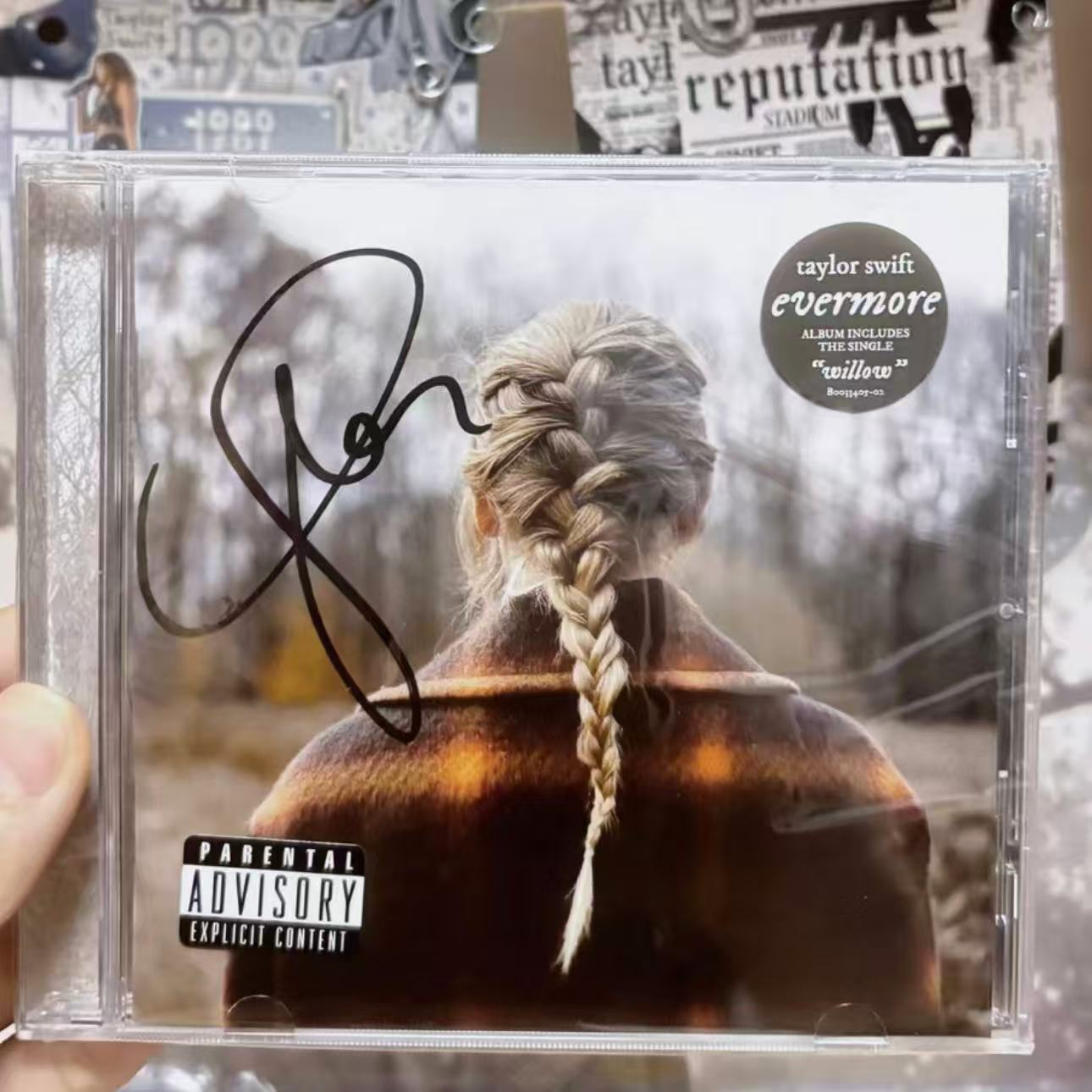 Taylor Swift – evermore | Sealed CD with Autograph-Style Cover