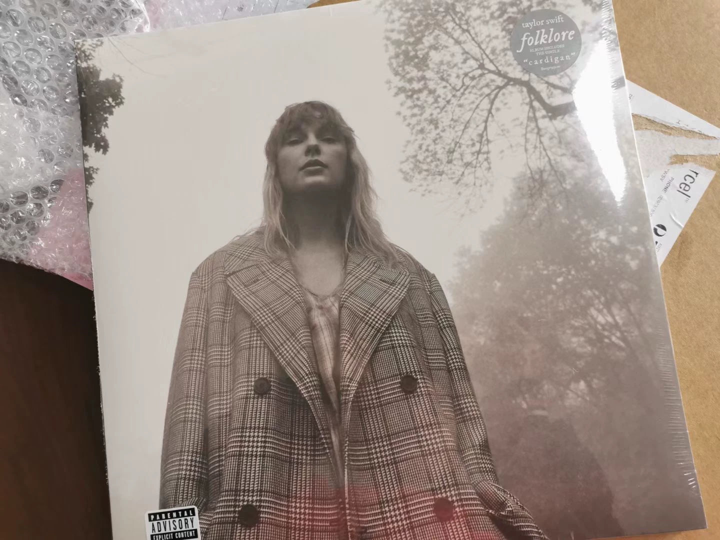 Taylor Swift — Folklore Translucent Vinyl 2LP — France Pressing — Opened