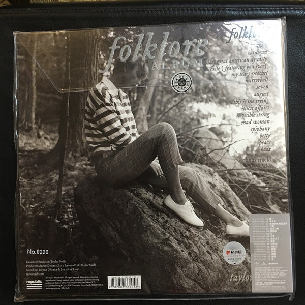 Taylor Swift = 泰勒斯威夫特* : Folklore = 民间故事 (2xLP, Album, Dlx, Num, Gre)