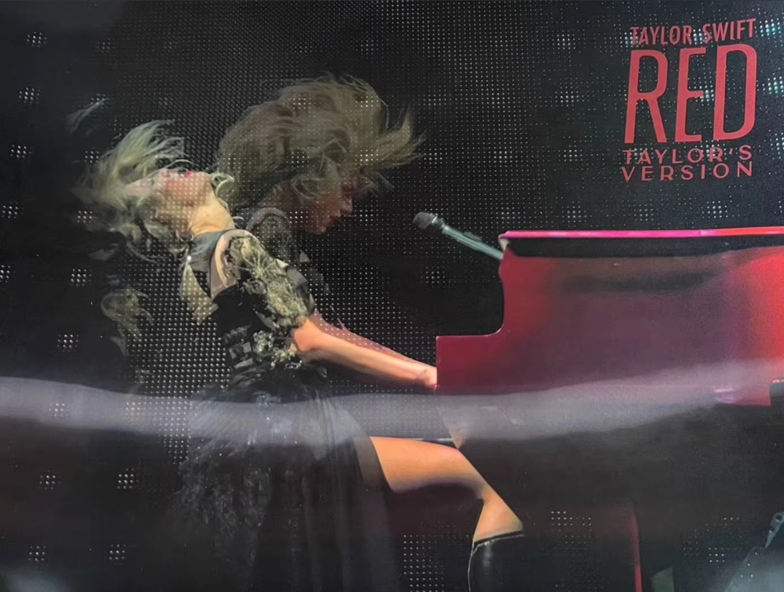 Taylor Swift Red All Too Well Steel Version Concert Poster Taylor's Version