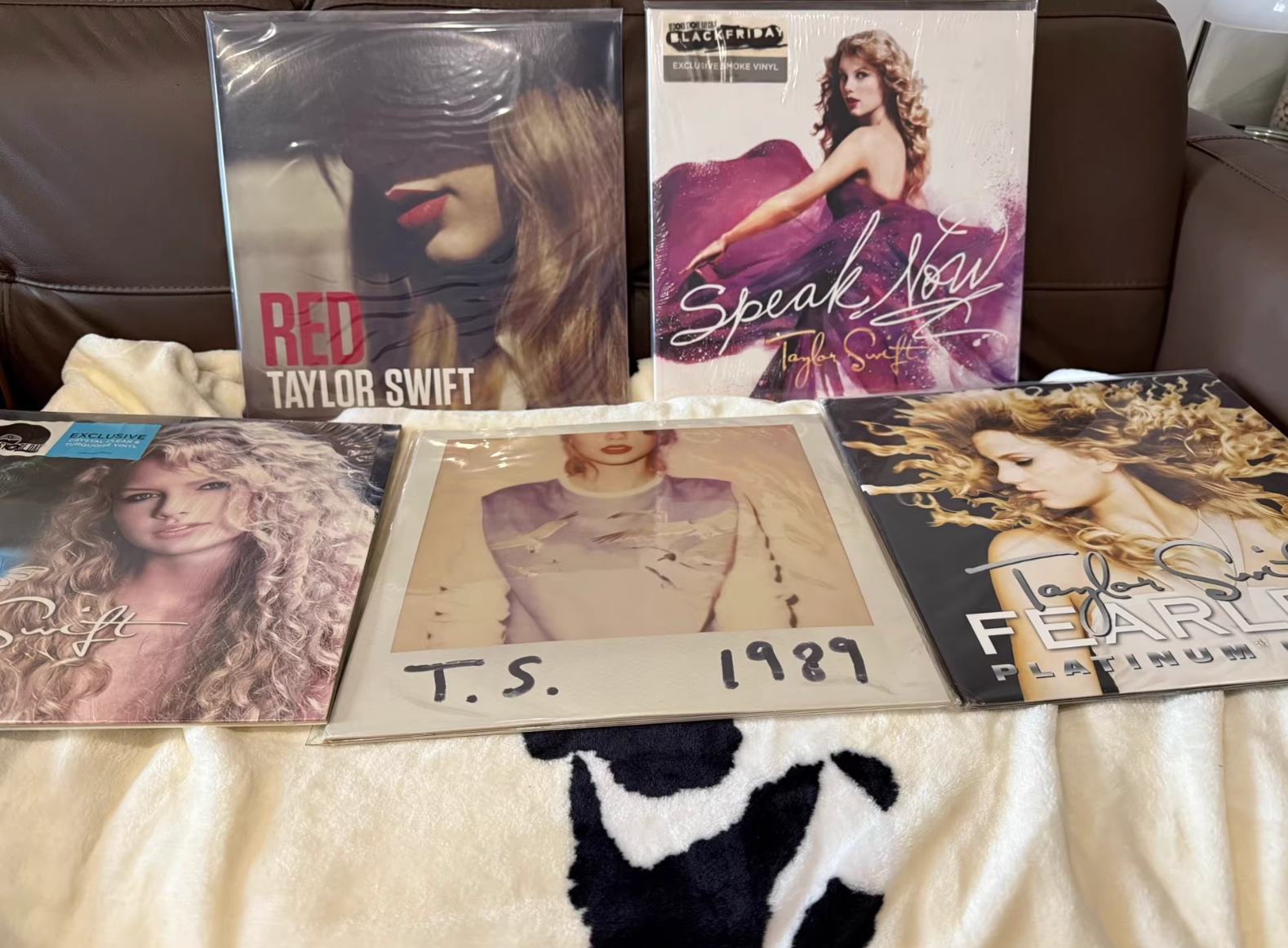 Taylor Swift picture vinyl bundle – set of 5 limited edition LPs