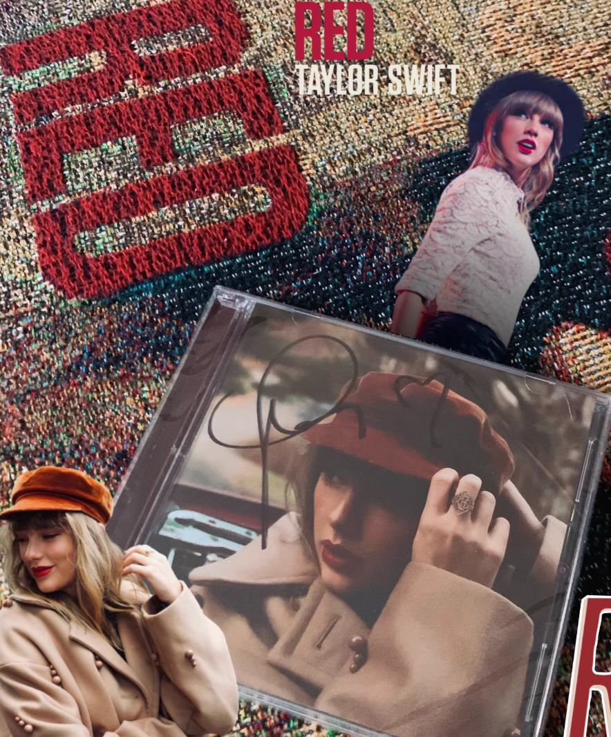 Taylor Swift_Red_TaylorsVersion_HeartAutograph_Sealed