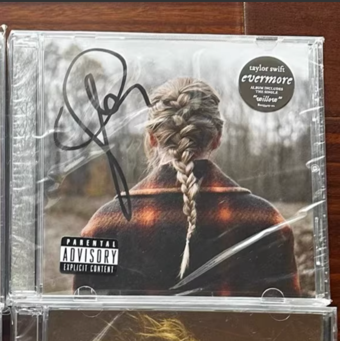 Taylor Swift *evermore* signed CD (sealed)